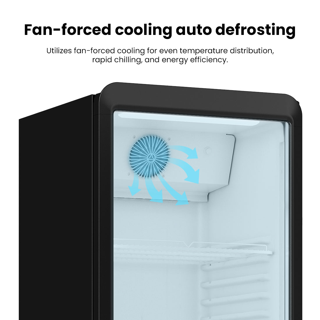 Thermaster Upright Glass Door Beverage Fridge – SDC-343B