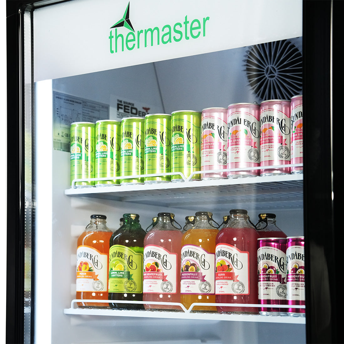 Thermaster Upright Glass Door Beverage Fridge – SDC-178B