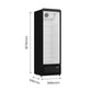Thermaster Upright Glass Door Beverage Fridge – SDC-343B