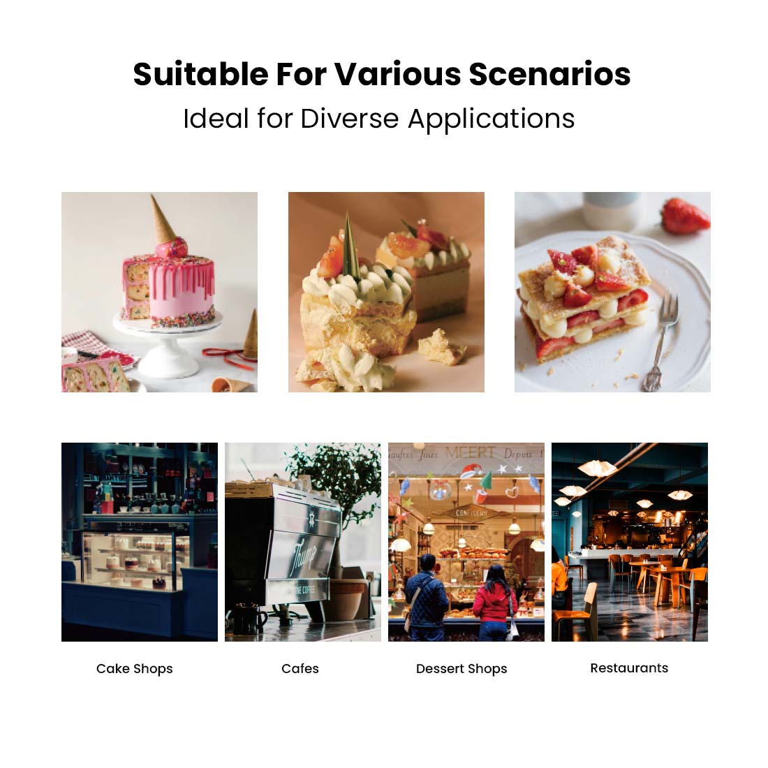 BONVUE Cake Display – SF860V