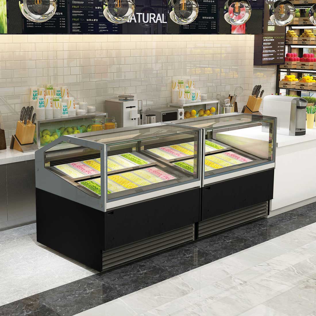 Bonvue Gelato / Ice Cream Display Showcase – SGD-12B
