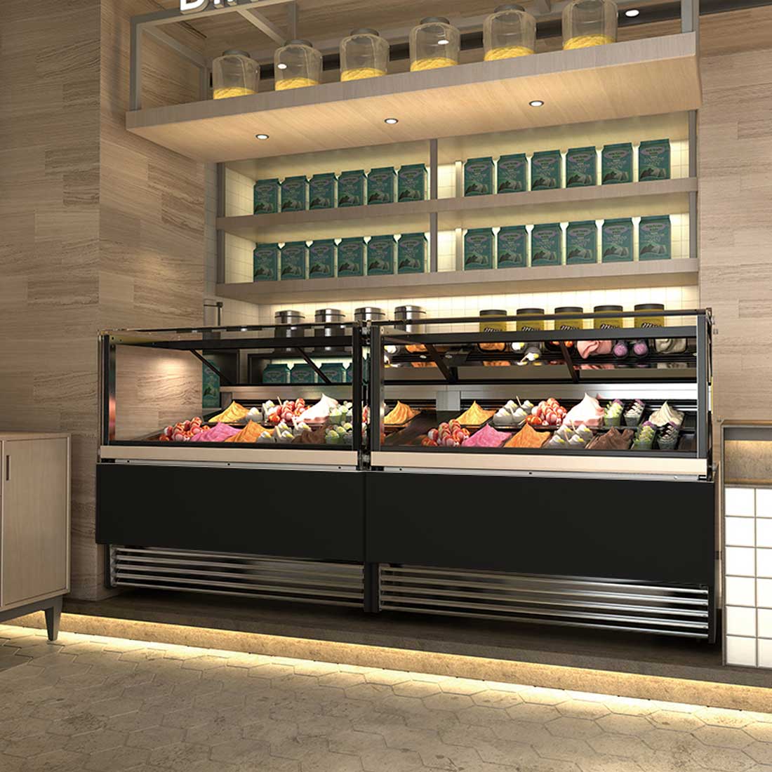 Bonvue Gelato / Ice Cream Display Showcase – SGD-12B