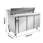 Thermaster three door Sandwich Bar – SLB150