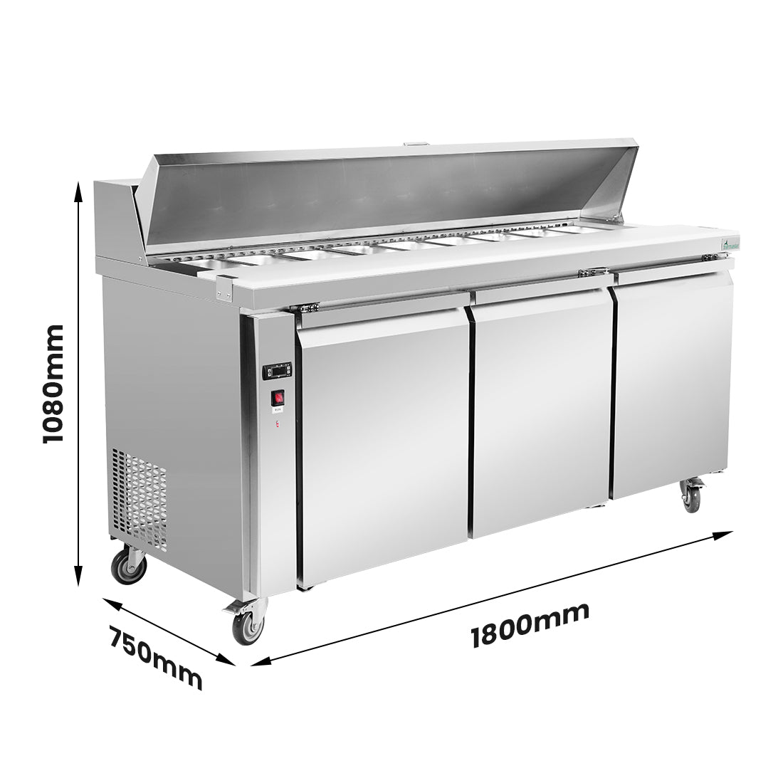 Thermaster three large door Sandwich Bar – SLB180