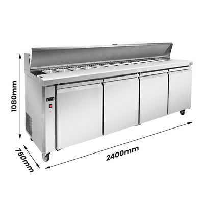 Thermaster four door Sandwich Bar – SLB240