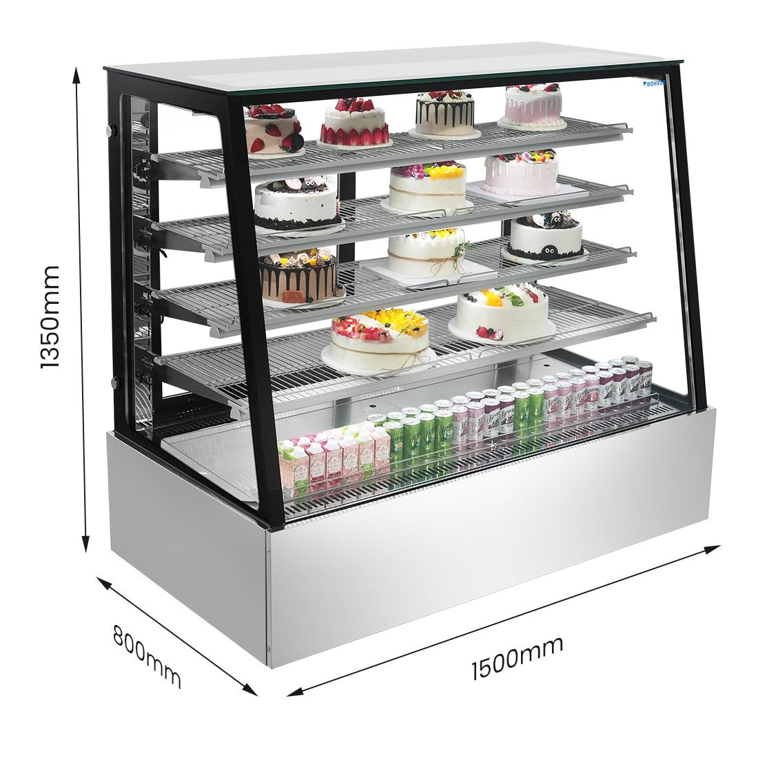 Bonvue Deluxe Chilled Display Cabinet – SLP850C