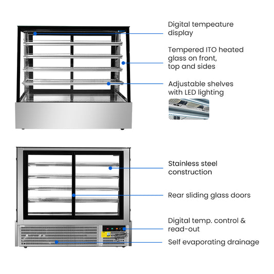 Bonvue Deluxe Chilled Display Cabinet – SLP850C