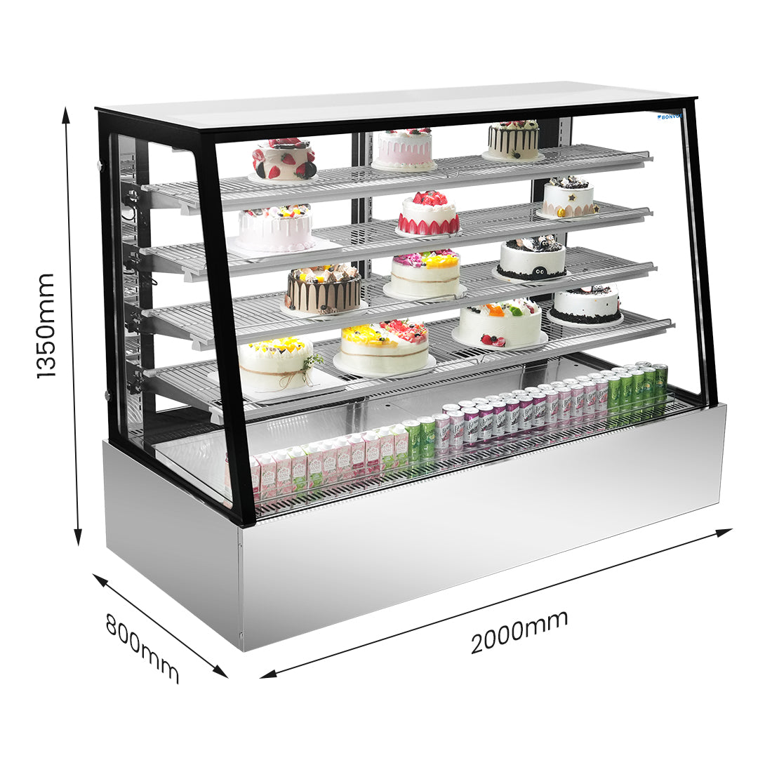 Bonvue Deluxe Chilled Display Cabinet – SLP860C