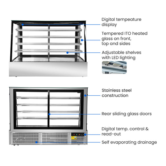 Bonvue Deluxe Chilled Display Cabinet – SLP860C