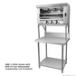 SMB-7-0900 – Heavy Duty Salamander Bench with Shelf Braces
