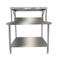 Modular Heavy Duty Salamander Bench with Shelf Braces – SMB-8-1200