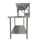 Modular Heavy Duty Salamander Bench with Shelf Braces – SMB-8-1200