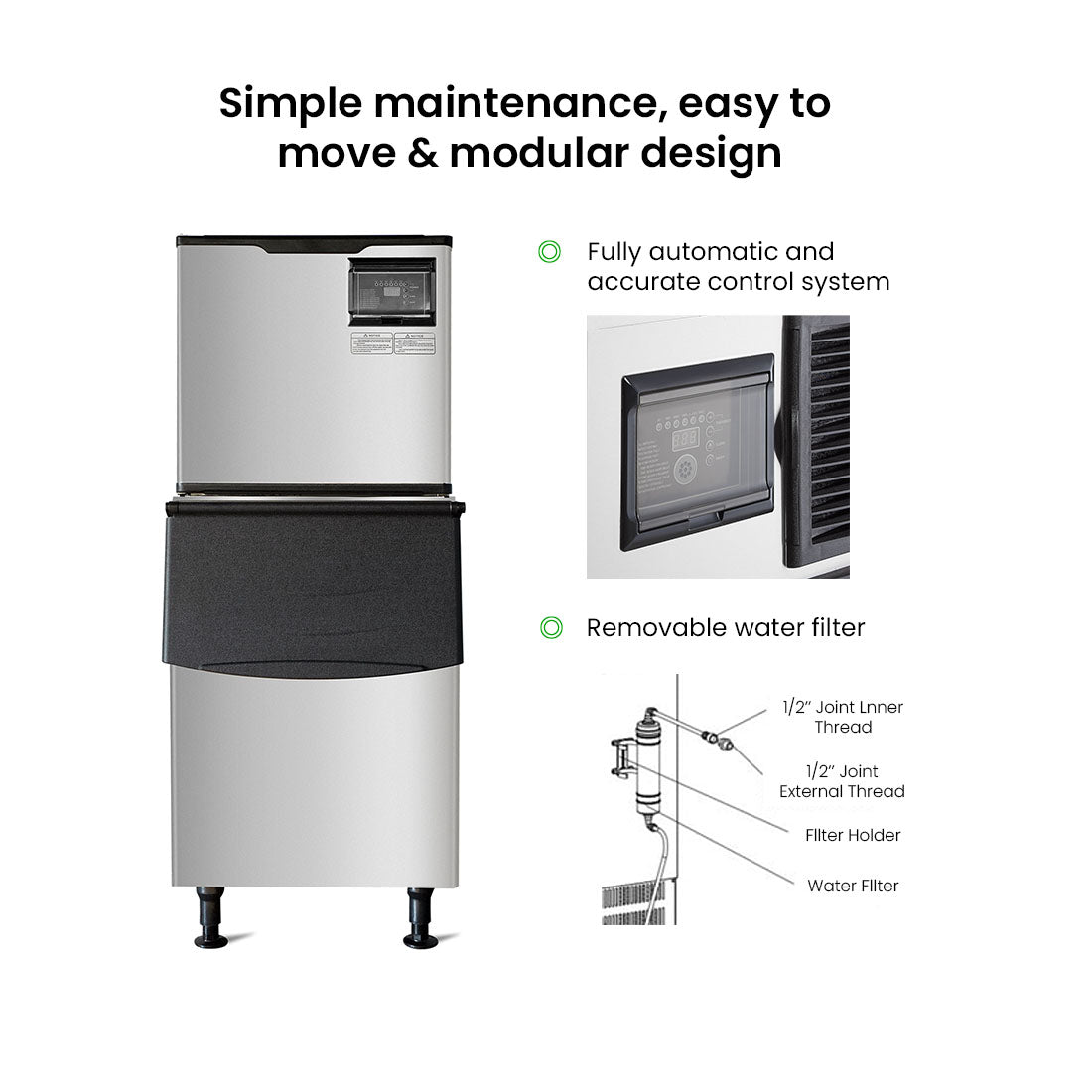 Blizzard Ice Maker Air-Cooled – SN-1000P