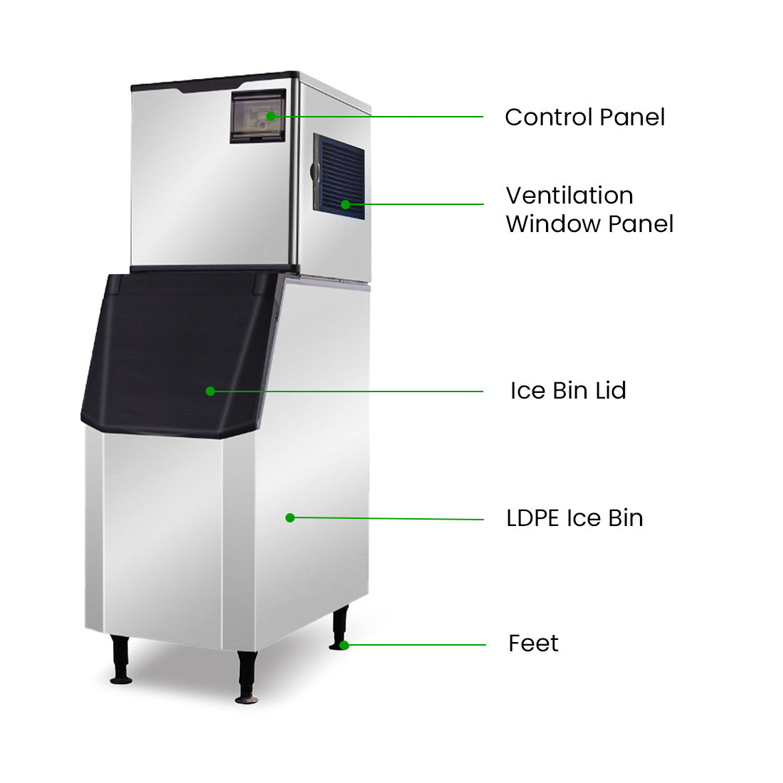 Blizzard Professional Ice Maker – SN-145C