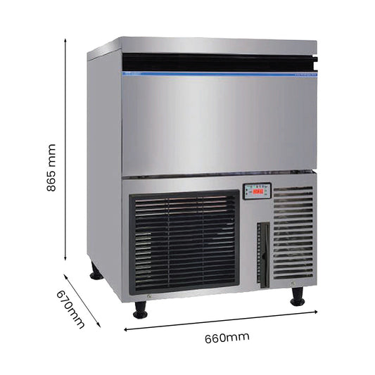 Blizzard Premium Under-Counter Ice Maker Large Cube Ice  SN-200P