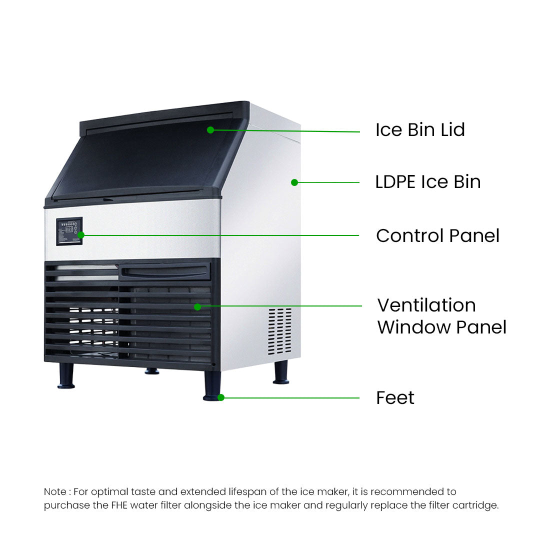 Blizzard Ice Maker Air Cooled – SN-210P