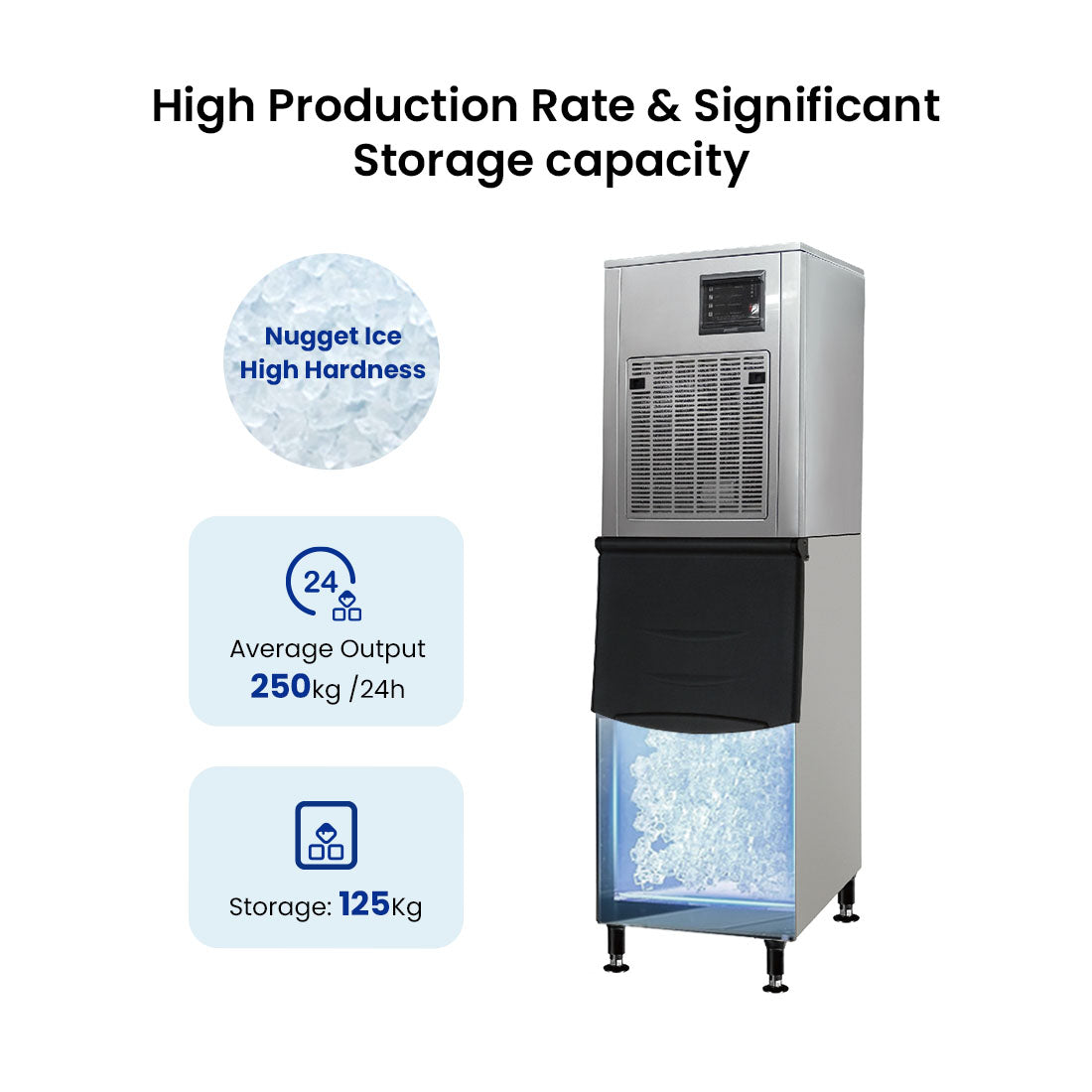 Blizzard Chewblet/Nugget Ice Maker 250Kg – SN-258N