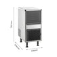 Blizzard Underbench Bullet Ice Maker 25Kg – SN-25C