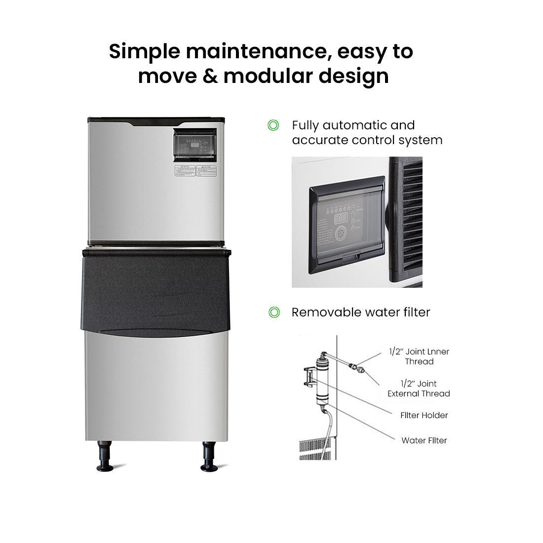 Blizzard Icemakers Air-Cooled Cube – SN-420P