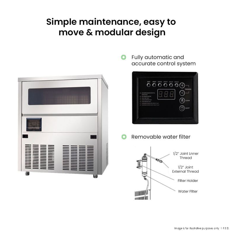 Blizzard Professional Ice Maker – SN-80C