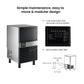 Blizzard Under Bench Ice Maker Air Cooled – SN-80P