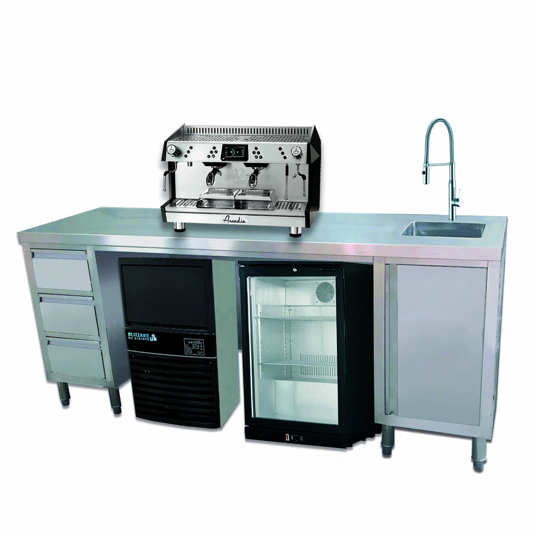 Multipurpose Utility Bench with Sink – SS6-2100R-H