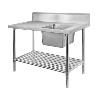 Modular System Single Right Sink Bench with Pot Undershelf – SSB6-1200R/A