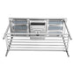 Single Centre Sink Bench & Pot Undershelf SSB6-1500C/A