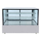 Bonvue Black Trim Square Glass Cake Display 2 Shelves – SSU150-2XB