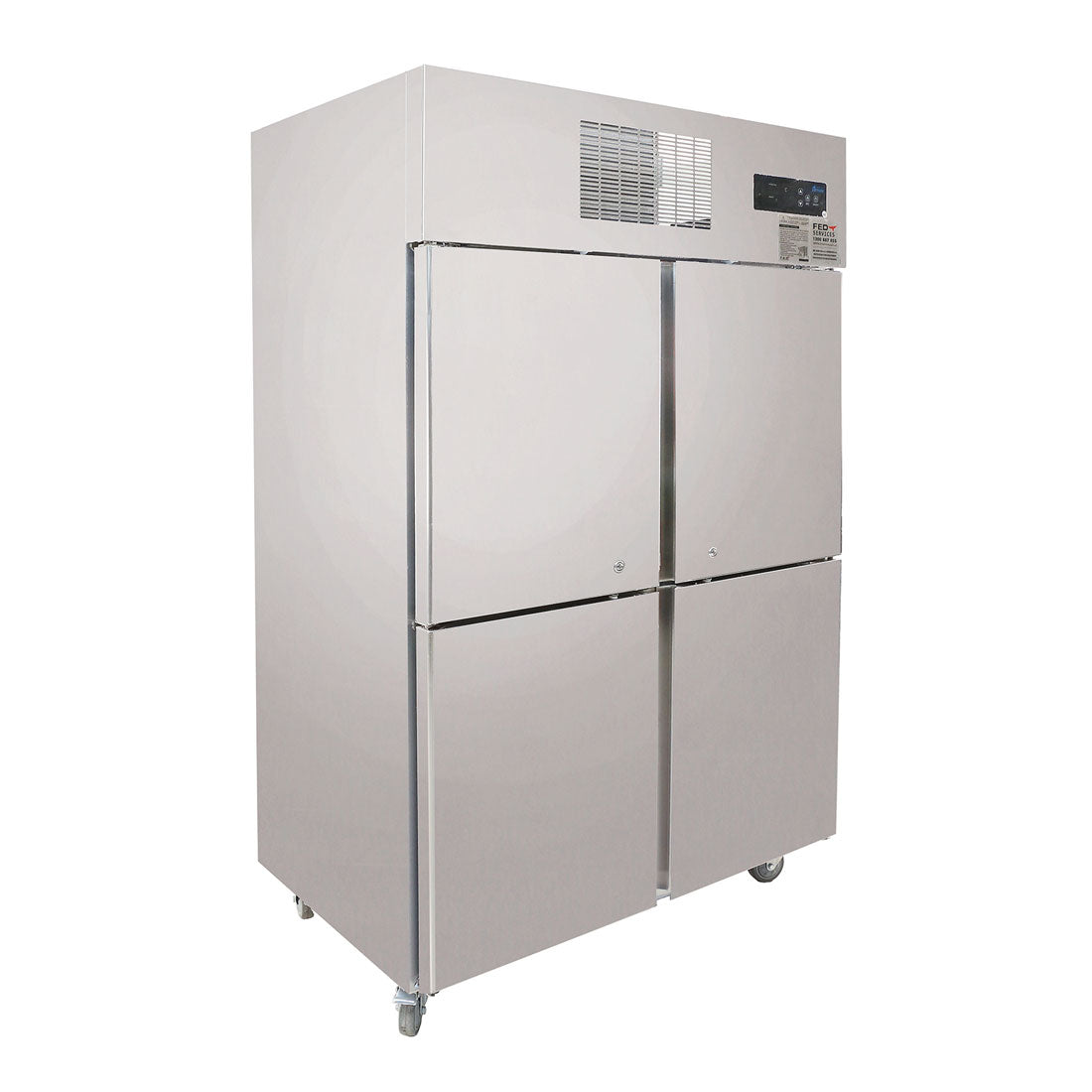 Thermaster TROPICAL 4 x Half door SS Fridge – SUC1000