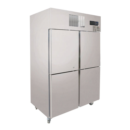 Thermaster TROPICAL 4 x Half door SS Fridge – SUC1000