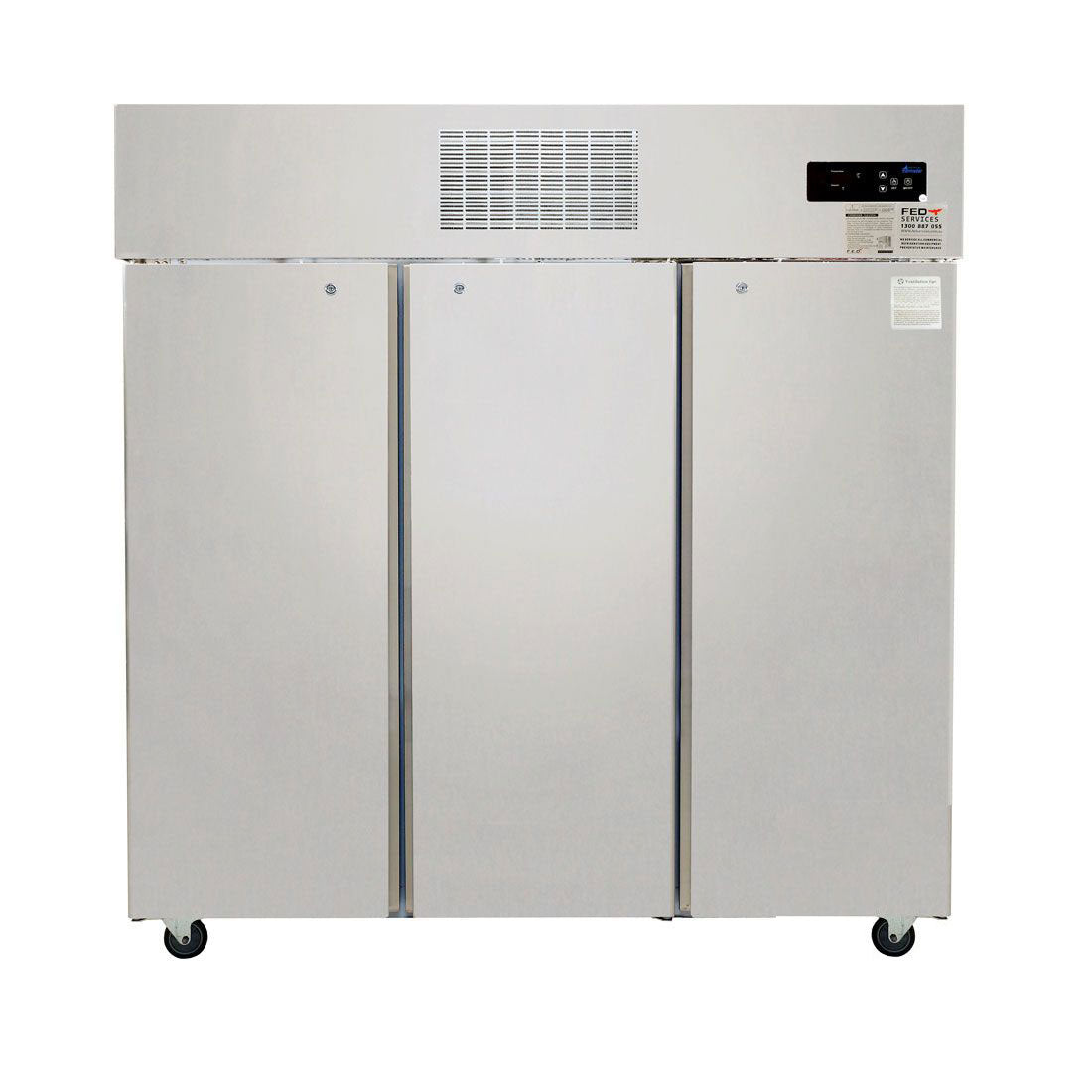 TROPICAL Thermaster 3 Door SS Fridge 1500L – SUC1500
