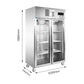 Thermaster Double Door Upright Display Fridge – SUCG1000