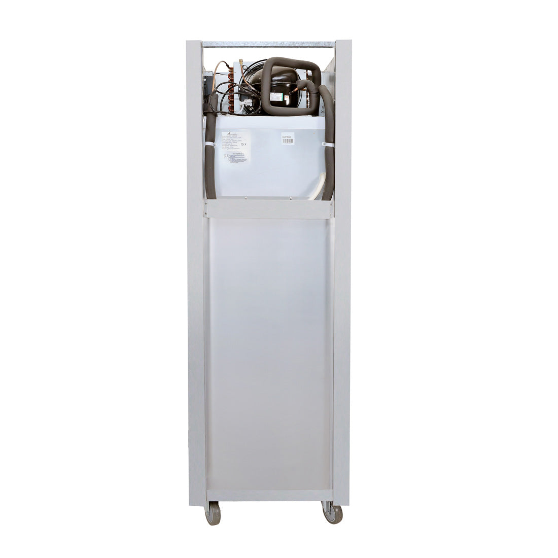 SUF500 TROPICAL Thermaster 2 x Half door SS Freezer