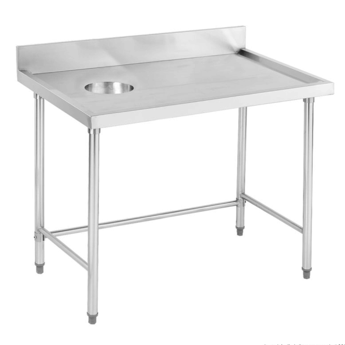 Modular System SWCB-7-1200L – High Quality Stainless Steel Bench with splashback