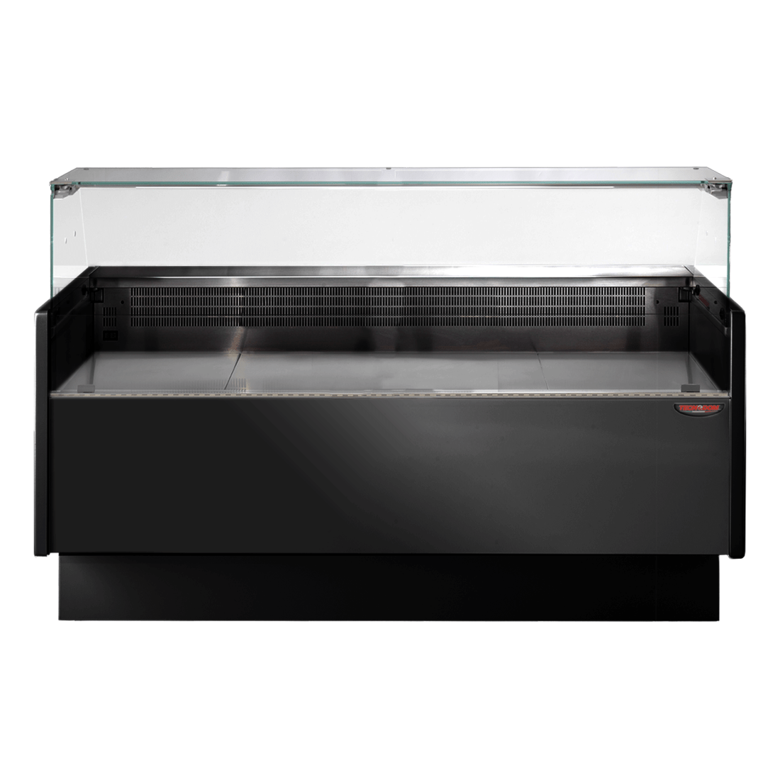 Tecnodom Serie MR80 Black 1520mm Wide Deli Display with Storage and Castors – TDMR-0815B
