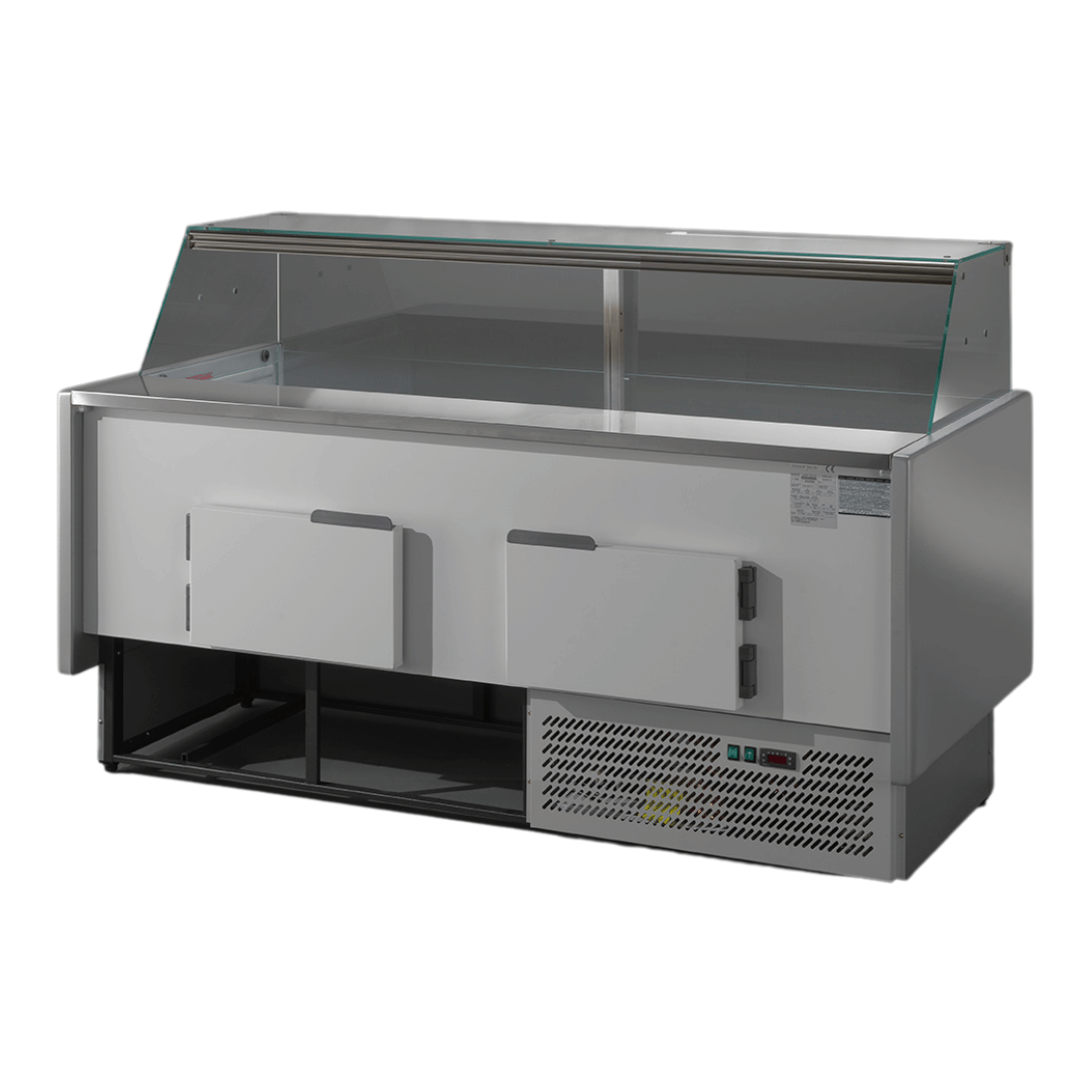 Tecnodom Serie MR9.5 2000mm Wide Deli Display with Storage and Castors – TDMR-0920