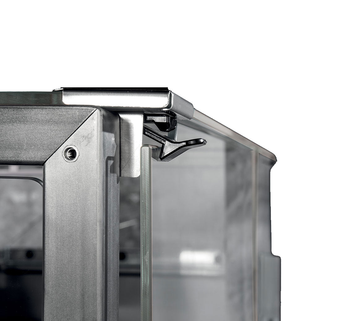 Tecnodom Serie MR9.5 Silver 2480mm Wide Deli Display with Storage and Castors TDMR-0925
