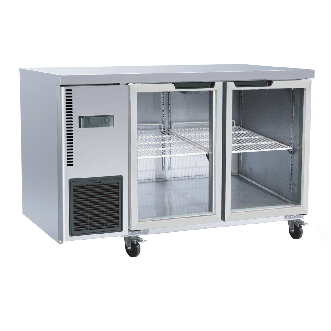 Thermaster Double Glass Door Workbench Fridge – TL1200TNG