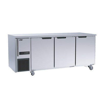 Thermaster Stainless Steel Triple Door Workbench Fridge – TL1800TN-3D