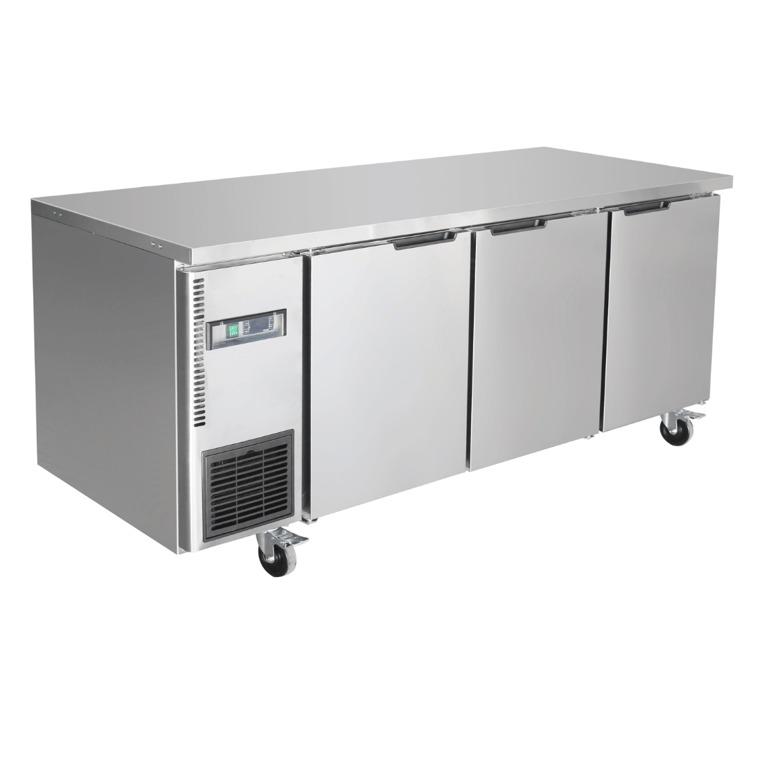 Thermaster Stainless Steel Triple Door Workbench Freezer – TS1800BT-3D