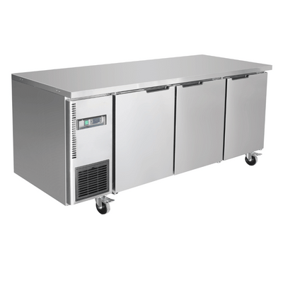 Thermaster Stainless Steel Triple Door Workbench Fridge – TS1800TN-3D
