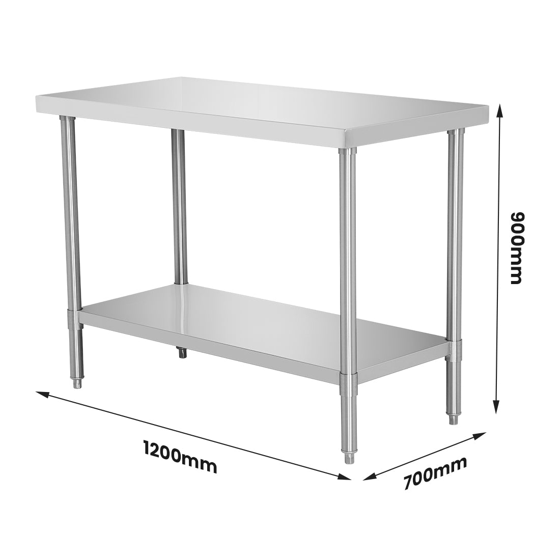 Modular System Stainless Steel Workbench – WB7-1200/A