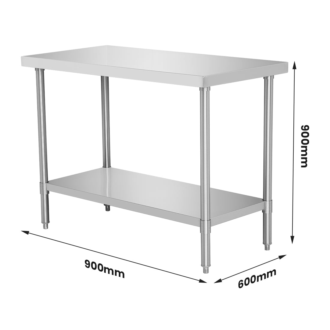 WB6-0900/A Stainless Steel Workbench