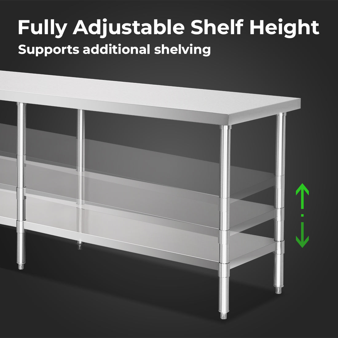 Modular System Stainless Steel Workbench – WB7-2100/A