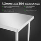 WB6-1200/A Stainless Steel Workbench