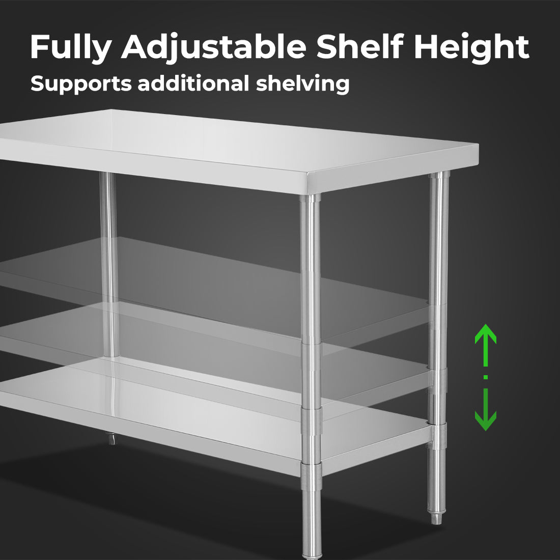 WB6-0900/A Stainless Steel Workbench