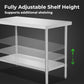 WB7-0800/A Stainless Steel Workbench
