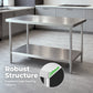 WB7-0800/A Stainless Steel Workbench
