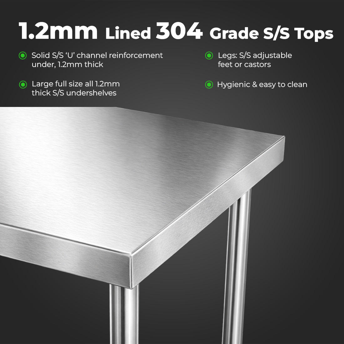 Premium Stainless Steel Workbench – WB7-1500/A